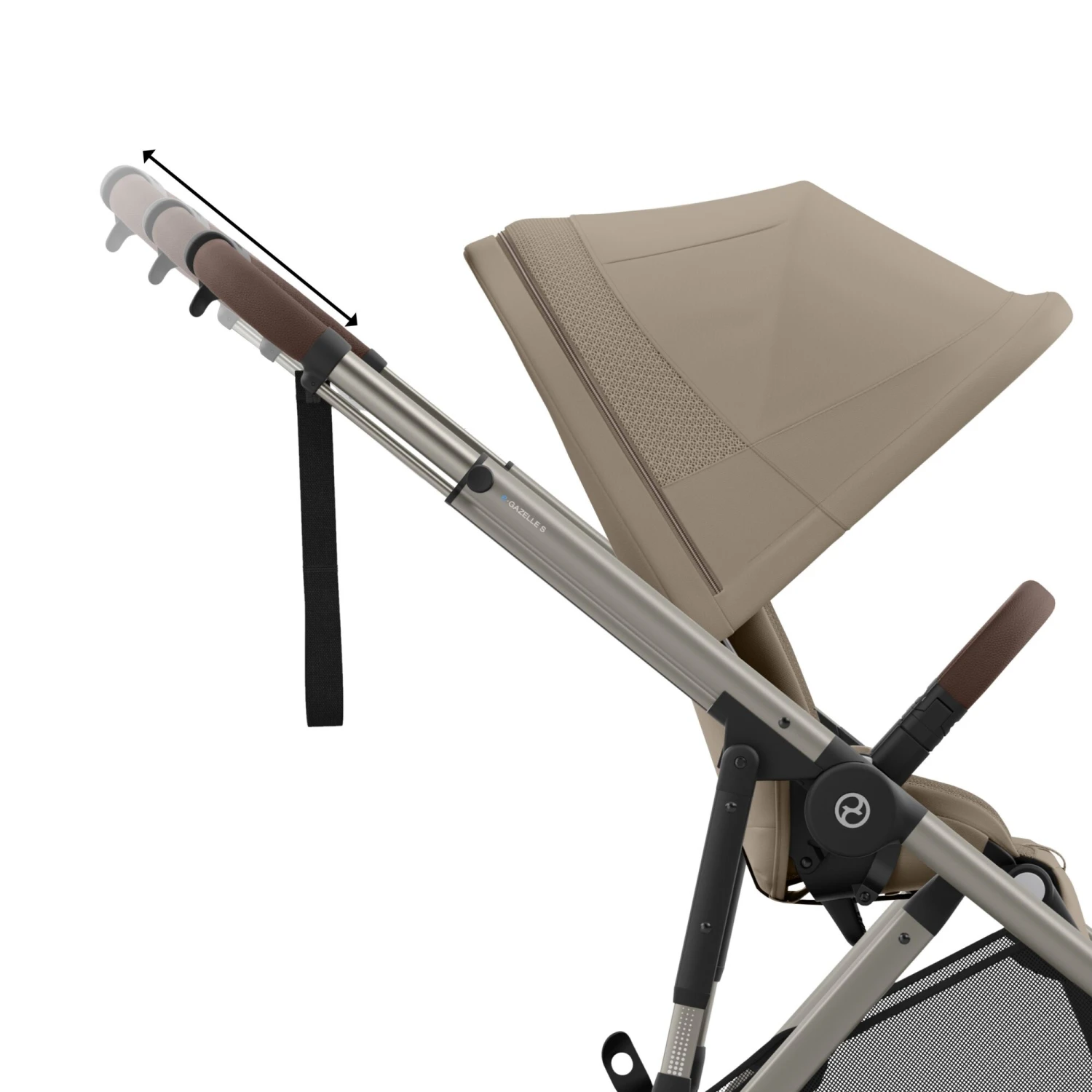 Cybex EGazelle S Pushchair Black – Almond Beige 7 Cybex EGazelle S Pushchair Black – Almond Beige - Image 5