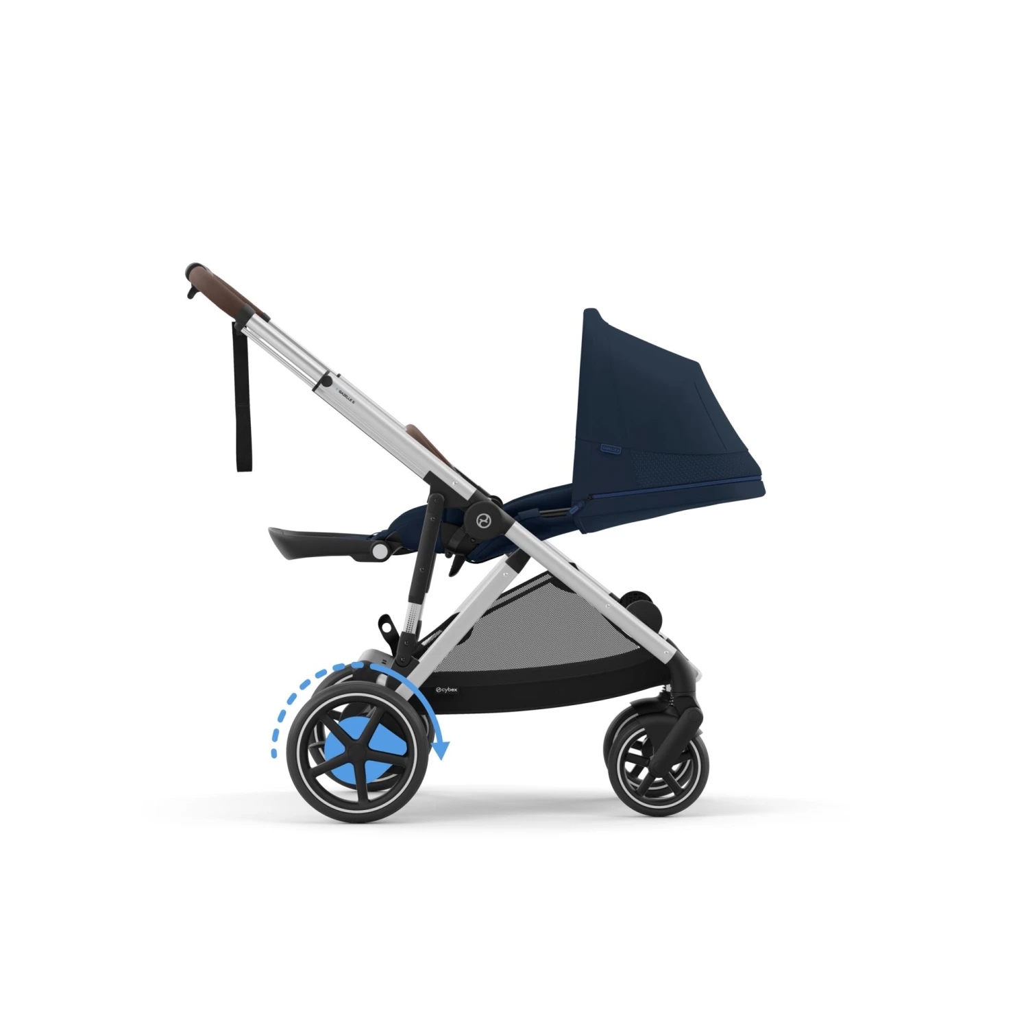 Cybex EGazelle S Twin Pushchair – Ocean Blue 7 Cybex EGazelle S Twin Pushchair – Ocean Blue - Image 5