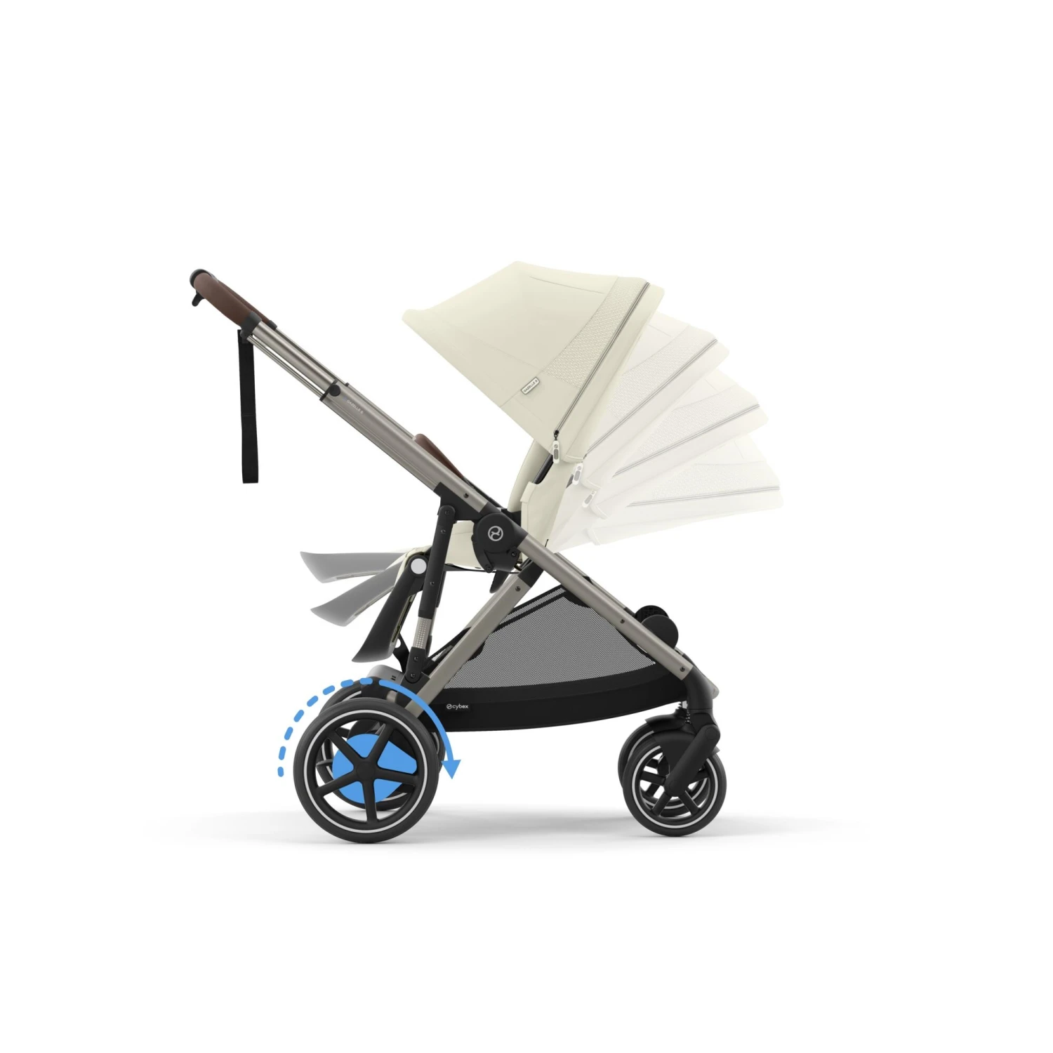 Cybex EGazelle S Pushchair – Seashell Beige 5 Cybex EGazelle S Pushchair – Seashell Beige - Image 3