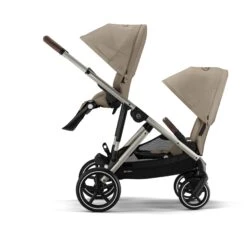 Cybex EGazelle S Twin Pushchair Travel System Bundle – Almond Beige 15 Cybex EGazelle S Twin Pushchair Travel System Bundle – Almond Beige -Baby Products egazelle twin seashell beige 2