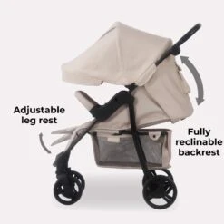 My Babiie Plus Pushchair – Oatmeal -Baby Products eruti6yr7