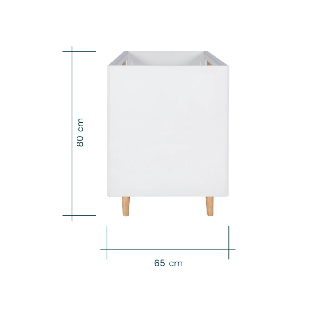 Tutti Bambini Fika 4in1 2 Piece Room Set – White/Light Oak 17 Tutti Bambini Fika 4in1 2 Piece Room Set – White/Light Oak - Image 15