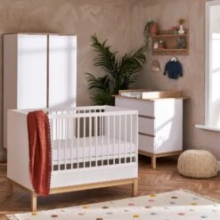Obaby Astrid 4in1 4 Piece Nursery Room Set/Shelf – White