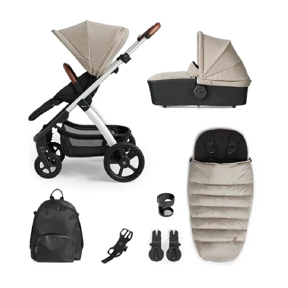 Silver Cross Tide Stone Pushchair And Accessories 3 Silver Cross Tide Stone Pushchair And Accessories