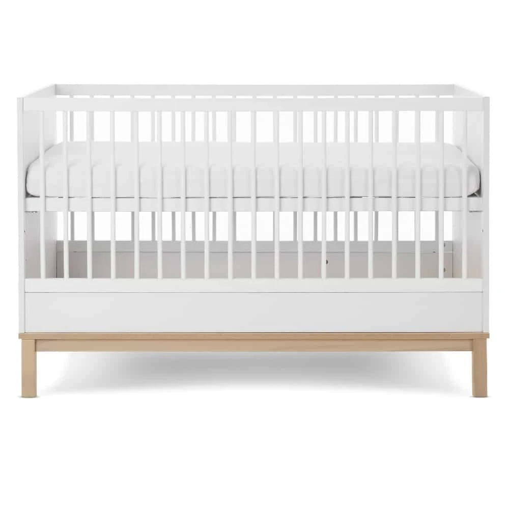 Obaby Astrid Cot Bed – White/Oak 5 Obaby Astrid Cot Bed – White/Oak - Image 3