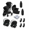 Cybex Gazelle S Twin Travel System Bundle Moon Black -Baby Products gazelle travel system bundle moon black
