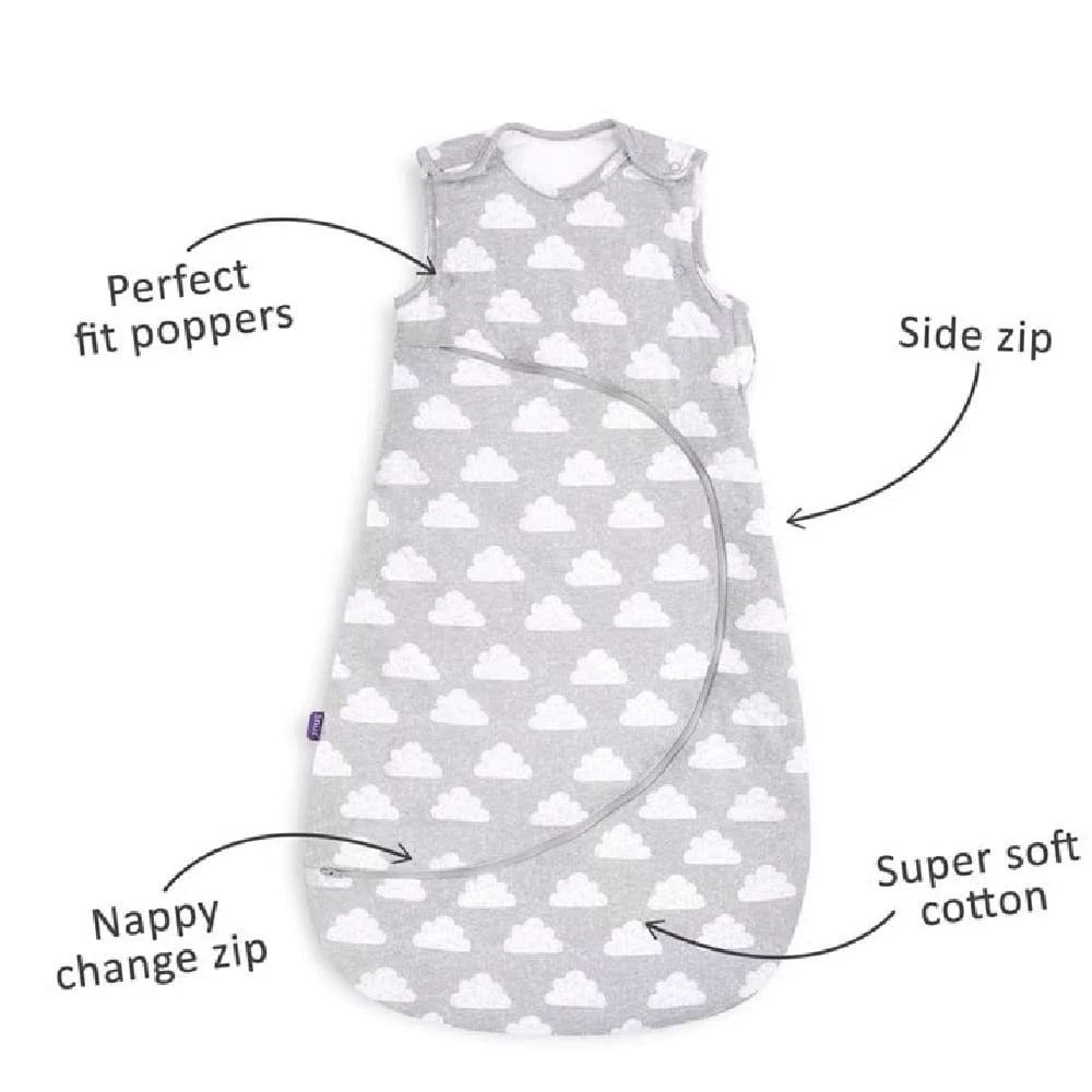 SnuzPouch Sleeping Bag Cloud Nine 0-6m – 1.0 Tog 6 SnuzPouch Sleeping Bag Cloud Nine 0-6m – 1.0 Tog - Image 4