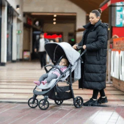 Red Kite Push Me Quad Grey -Baby Products ioiy