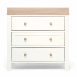 Mamas & Papas Wedmore Nursery Dresser Changer – White/Natural -Baby Products jhiuhyo