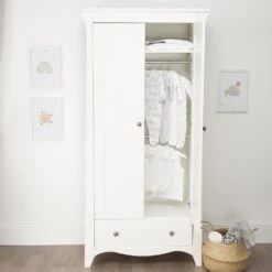 CuddleCo Clara 5 Piece Nursery Set – White -Baby Products kou89