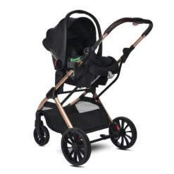 Lorelli Glory 3 In 1 Travel System – Black/Rose Gold 10 Lorelli Glory 3 In 1 Travel System – Black/Rose Gold -Baby Products lorelli glory stroller beige 5