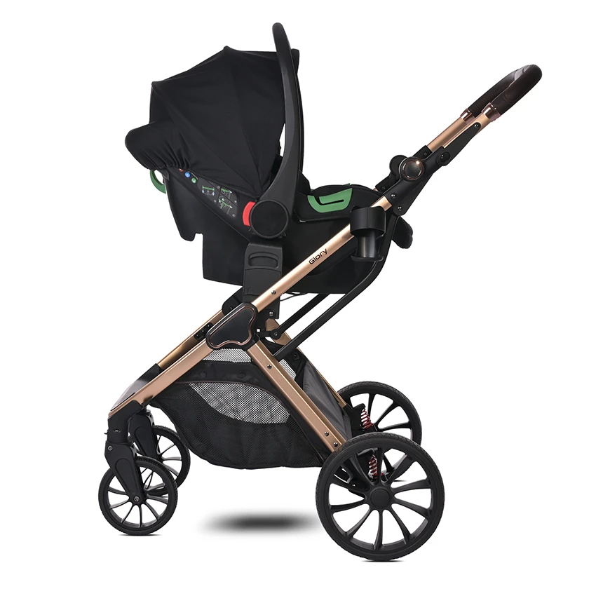 Lorelli Glory 3 In 1 Travel System – Black/Rose Gold 6 Lorelli Glory 3 In 1 Travel System – Black/Rose Gold - Image 4