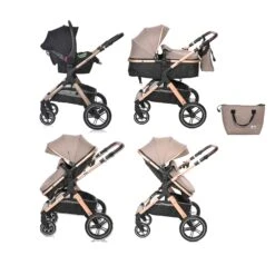 Lorelli Viola 3 In 1 Travel System – Pearl Beige