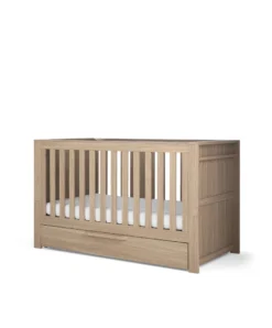 Mamas & Papas Franklin 2 Plus 2 Newborn Nursery Room Set – Natural Oak -Baby Products mamas papas furniture sets franklin 3 piece cotbed range with dresser changer double wardrobe oak 14