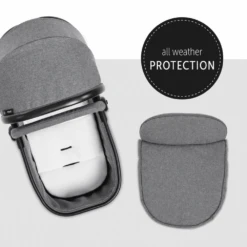 Hauck Melange Grey Atlantic Twin Stroller/Carrycot Bundle 2 -Baby Products mb mbmb 3