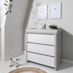 Tutti Bambini Modena Cot Bed – Grey Ash/White 13 Tutti Bambini Modena Cot Bed – Grey Ash/White -Baby Products modena changing unit grey