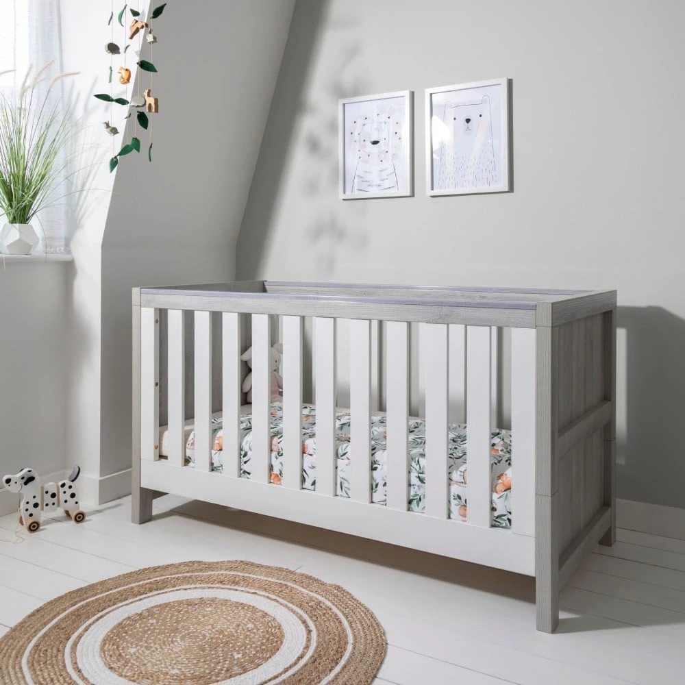 Tutti Bambini Modena Cot Bed – Grey Ash/White 3 Tutti Bambini Modena Cot Bed – Grey Ash/White