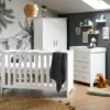 Obaby Nika 3 Piece Nursery Room Set – White 2 Obaby Nika 3 Piece Nursery Room Set – White -Baby Products nika 3 piece white