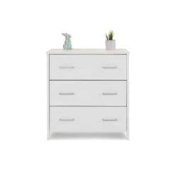 Obaby Nika 3 Piece Nursery Room Set – White -Baby Products nika dresser white 2