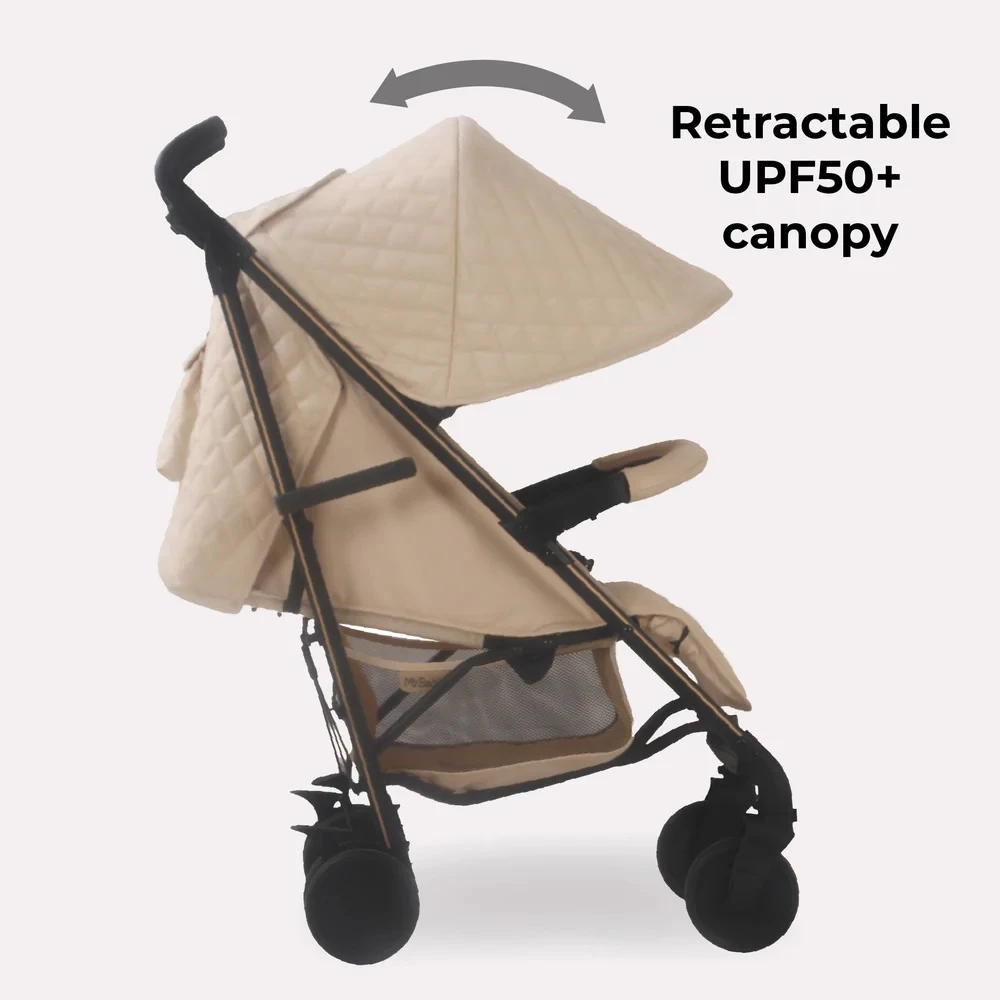 My Babiie Stroller Quilted Sand 5 My Babiie Stroller Quilted Sand - Image 3