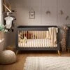 Obaby Maya Cot Bed – Slate With Natural 1 Obaby Maya Cot Bed – Slate With Natural -Baby Products obaby maya cot bed