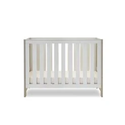 Obaby Nika 4 In 1 Cot Bed – Grey Wash/White -Baby Products obaby nika mini cot bed grey wash white 3