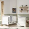 Tutti Bambini Rio 2 Piece Nursery Room Set – White Dove Grey -Baby Products rio 2pc white dove grey 1 2 1