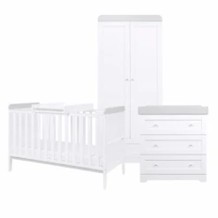 Tutti Bambini Rio 2 Piece Nursery Room Set – White Dove Grey 13 Tutti Bambini Rio 2 Piece Nursery Room Set – White Dove Grey -Baby Products rio 3pc white dove grey 2 1