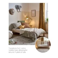 Mamas & Papas Solo Cot Bed And Mattress – White/Natural 20 Mamas & Papas Solo Cot Bed And Mattress – White/Natural -Baby Products sdgrhtujiy6