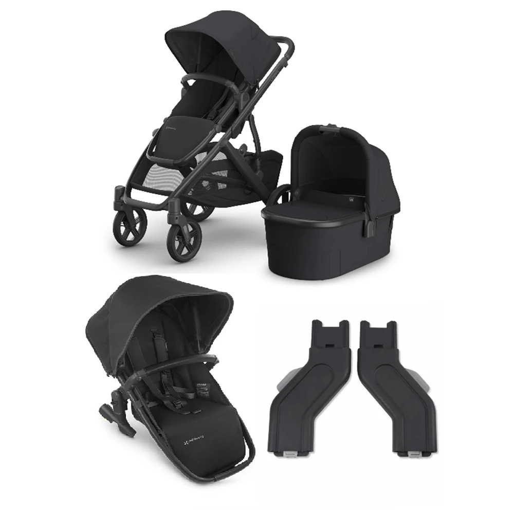 UPPAbaby VISTA V3 Double Pushchair And Carrycot –Jake 3 UPPAbaby VISTA V3 Double Pushchair And Carrycot –Jake