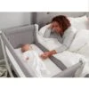 Shnuggle® Shnuggle Air Bedside Crib – Dove Grey 1 Shnuggle® Shnuggle Air Bedside Crib – Dove Grey -Baby Products shnuggle bedside crib 2