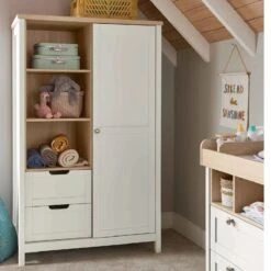 Mamas & Papas Harwell 6 Piece Nursery Room Set Bundle – White -Baby Products tjhu6