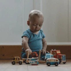 Vilac Truck And Trailer With Vehicles Stacking Game 9 Vilac Truck And Trailer With Vehicles Stacking Game -Baby Products tu