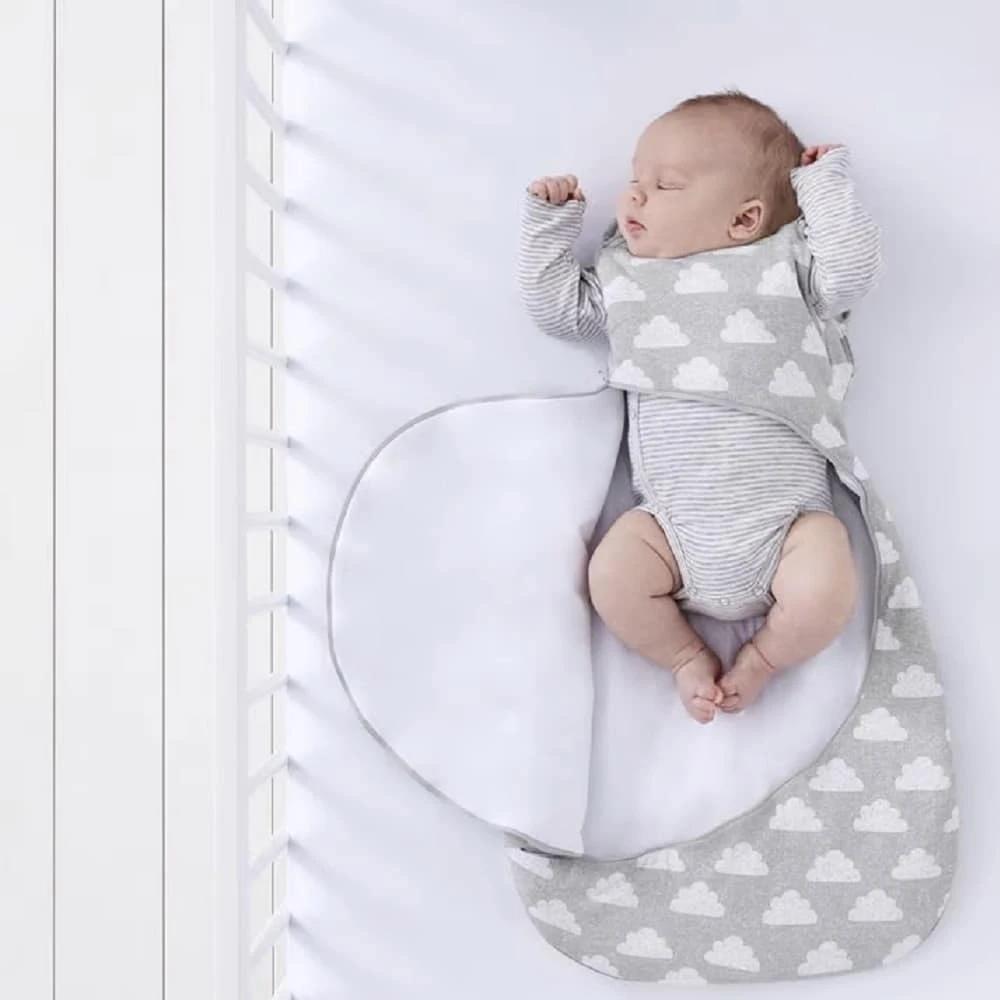 SnuzPouch Sleeping Bag Cloud Nine 0-6m – 1.0 Tog 4 SnuzPouch Sleeping Bag Cloud Nine 0-6m – 1.0 Tog - Image 2
