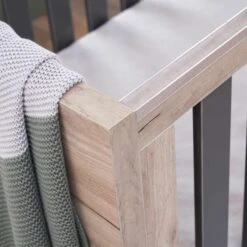 Tutti Bambini Como Cot Bed – Slate Grey/Distressed Oak -Baby Products tutti bambini como cot bed slate grey and distressed oak scaled 1