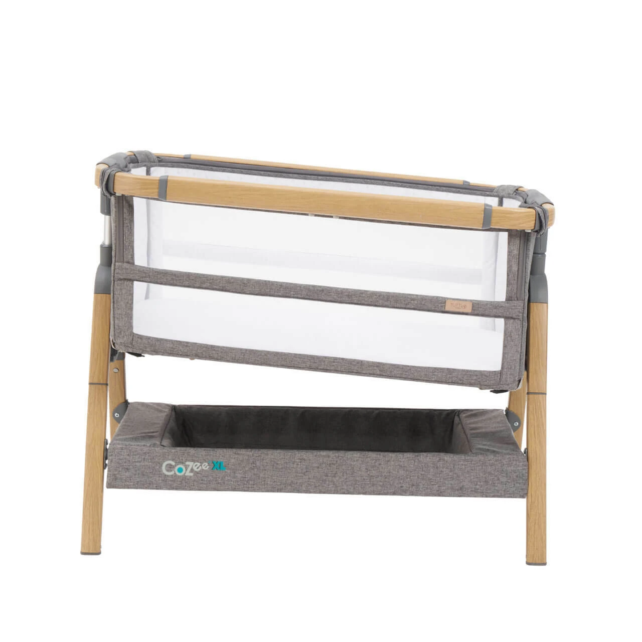 Tutti Bambini CoZee XL Bedside Crib And Cot – Oak/Charcoal 8 Tutti Bambini CoZee XL Bedside Crib And Cot – Oak/Charcoal - Image 6