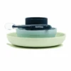 Nattou Green Silicone Tableware 4pc Set 1 Nattou Green Silicone Tableware 4pc Set -Baby Products tyuiutt