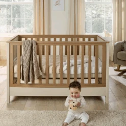 Mamas & Papas Harwell Cotbed Cashmere With Premium Pocket Spring Mattress -Baby Products uyoo8y 1