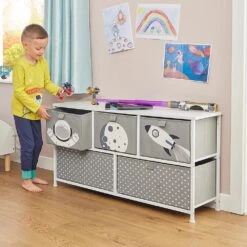 Liberty House Toys Space 5 Drawer Storage Chest 13 Liberty House Toys Space 5 Drawer Storage Chest -Baby Products vdbfn 2