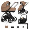 Venicci Claro 3-in-1 Travel System + 360 Base Travel System – Caramel 2 Venicci Claro 3-in-1 Travel System + 360 Base Travel System – Caramel -Baby Products venicci claro 3 in 1 tiago travel system 360 base bundle caramel