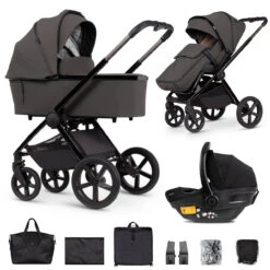 Venicci Tinum Upline SE 3 In 1 I-Size Travel System (11 Piece Bundle) – Lava