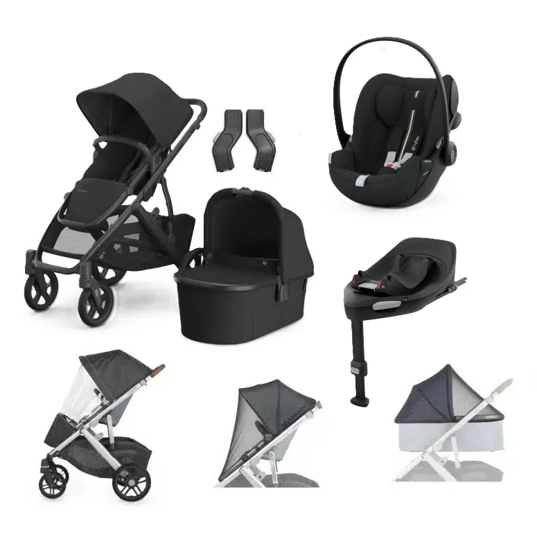 UPPAbaby VISTA V3 Travel System + Cloud G + Rotating Base – Jake 3 UPPAbaby VISTA V3 Travel System + Cloud G + Rotating Base – Jake