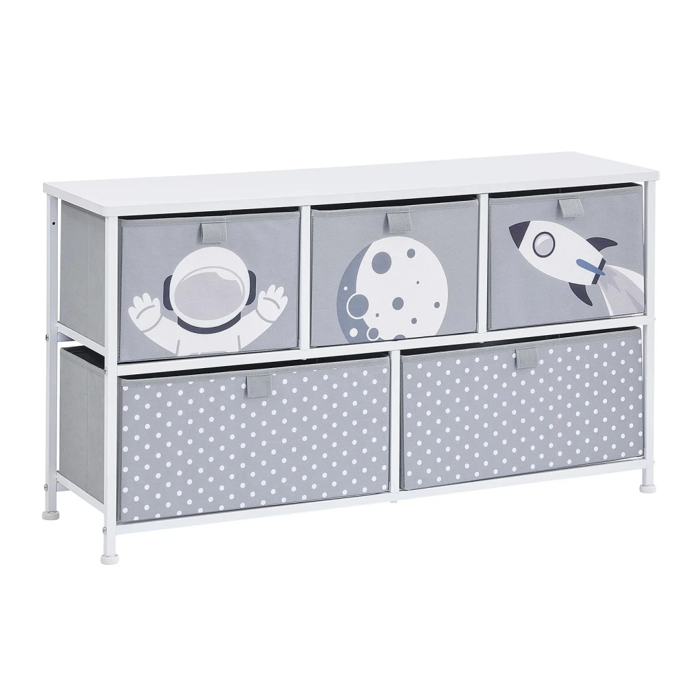 Liberty House Toys Space 5 Drawer Storage Chest 4 Liberty House Toys Space 5 Drawer Storage Chest - Image 2