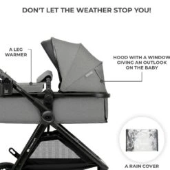 Kinderkraft ESME Travel System Grey -Baby Products vzgey4Q