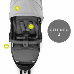Hauck Grey Citi Neo 3 Pushchair 22 Hauck Grey Citi Neo 3 Pushchair -Baby Products yryr