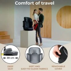 Kinderkraft XPAND 2 I-Size Car Seat Grey -Baby Products yui7