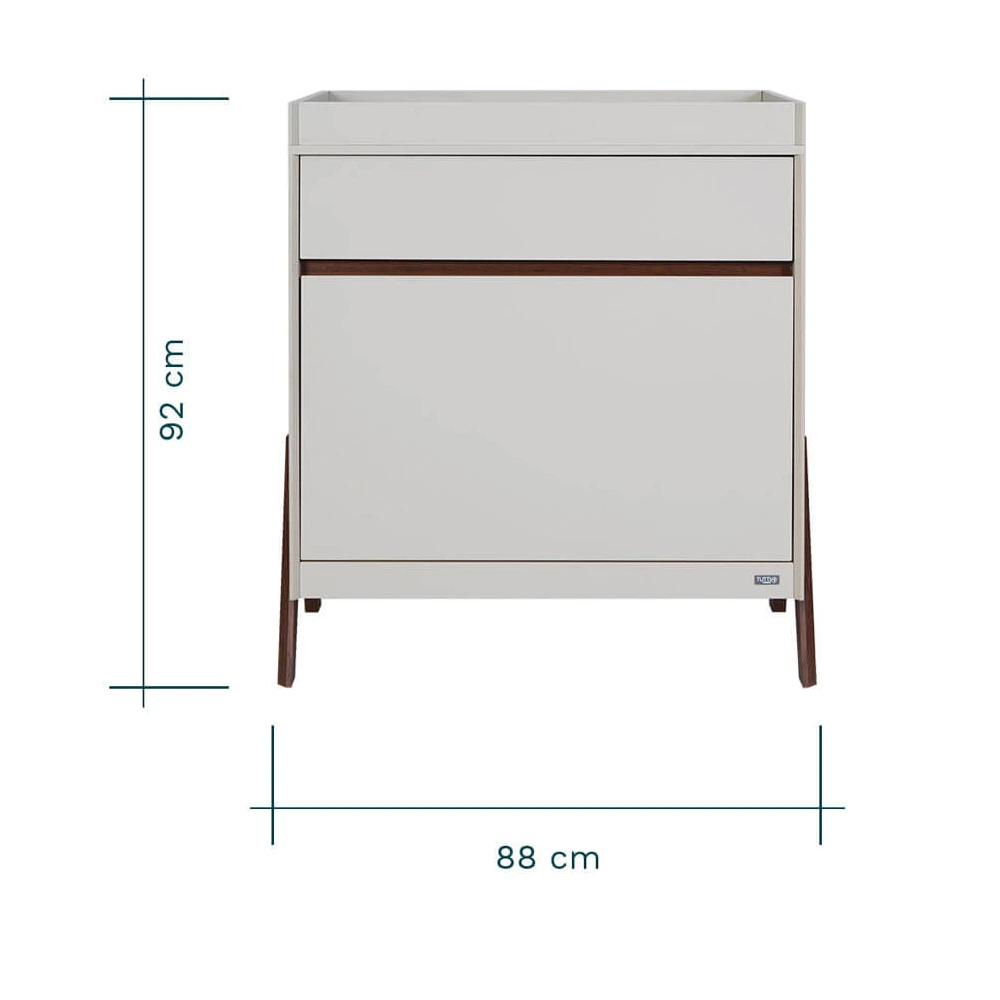 Tutti Bambini Fuori 4in1 2 Piece Nursery Room Set – White Sand/Warm Walnut 17 Tutti Bambini Fuori 4in1 2 Piece Nursery Room Set – White Sand/Warm Walnut - Image 15