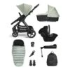 Silver Cross Tide Sage (Black Chassis) Travel System Ultimate Bundle 2 Silver Cross Tide Sage (Black Chassis) Travel System Ultimate Bundle -Baby Products zvsgEY3